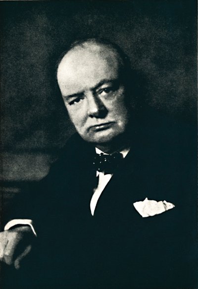 Rt. Tatlım. Winston S. Churchill, P.C., C.H., F.R.S., M.P., 1941, 1945. by Walter Stoneman