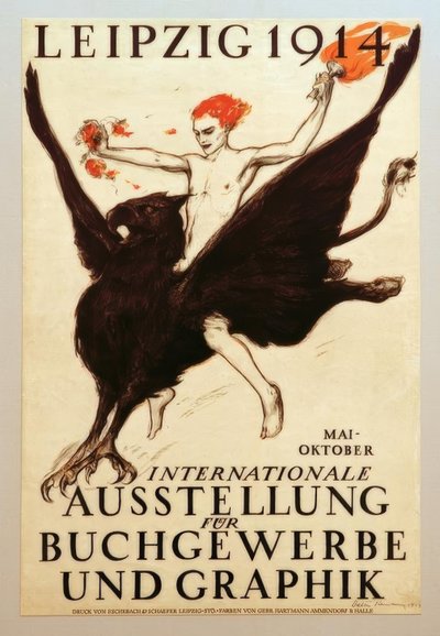 Leipzig 1914, kitap ticareti ve grafik için uluslararası sergi by Walter Tiemann