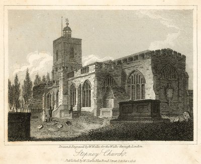 Stepney Kilisesi, Londra by Walter Wallis