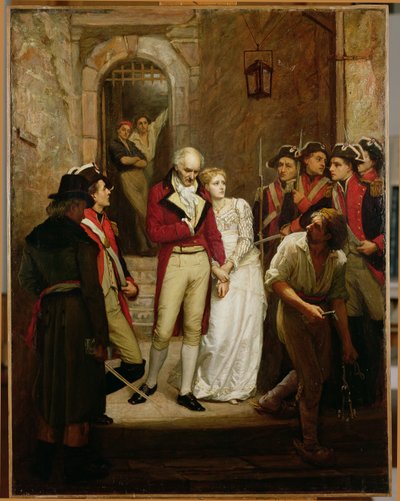 Fransız Devrimi'nden bir sahne (tuval üzerine yağlı boya) by Walter William Ouless