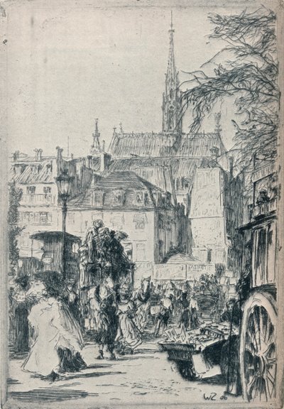 Yer St. Michel, Paris, c1913 by Walter Zeising