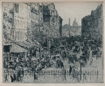 Rue Royale, Paris, c1913 by Walter Zeising