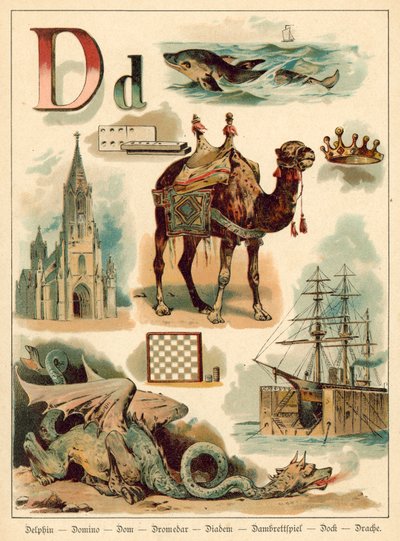 D harfi (kromolito) by Walter Zweigle