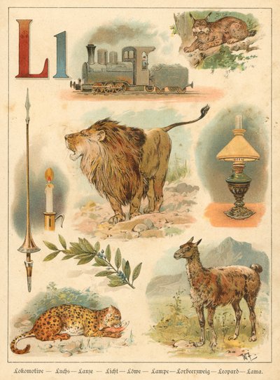L harfi (kromolito) by Walter Zweigle