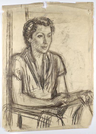 Portre çalışması Frauke Lauterbach by Walther Gamerith