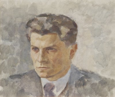 bir beyefendinin portresi by Walther Gamerith