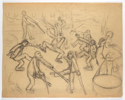 "The Survivors" Üzerine Çalışma by Walther Gamerith