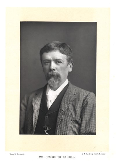 George Du Maurier, İngiliz yazar ve sanatçı, c1895. by WandD Downey