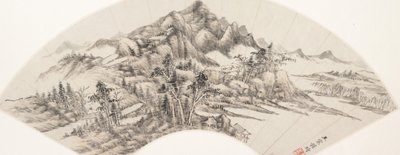 Manzara, 1788 tarihli. by Wang Chen