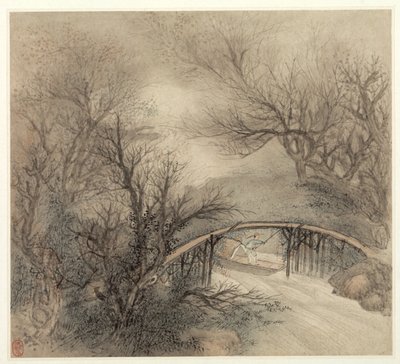 Manzara Albümü: Yaprak 1, 1677. by Wang Gai