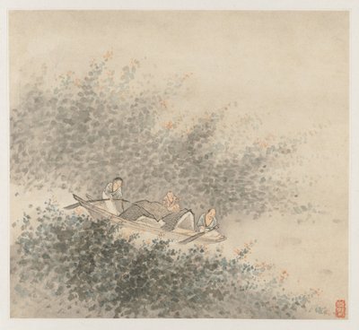 Manzara Albümü: Yaprak 6, 1677. by Wang Gai