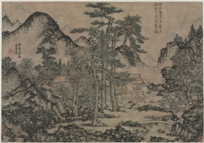 Çam Ağaçları Altında Kitap Yazmak, 1279-1368. by Wang Meng
