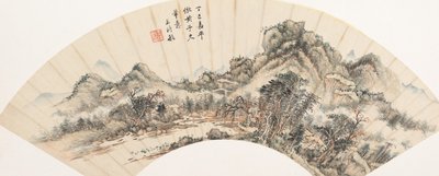 Huang Gongwang'dan sonra manzara, 1677 tarihli. by Wang Shimin