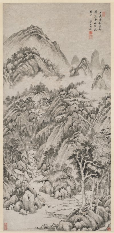 Yazın Kucakladığı Dağ Köyü by Wang Shimin