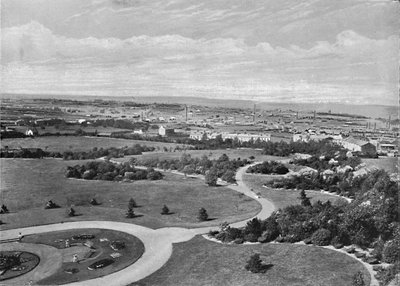 Barnsley Parkı ve Kasabası, c1896 by Warner Gothard