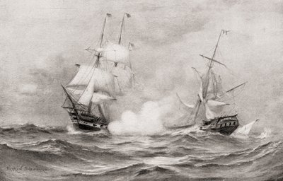 USS Anayasası ve HMS Guerriere arasındaki savaş, 1812 Savaşı sırasında, Nova Scotia, Halifax