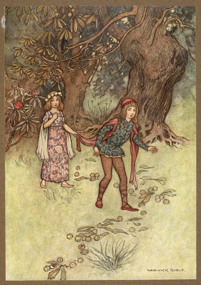 Ormanda Nennillo ve Nennella, Nennillo ve Nennella'dan. by Warwick Goble