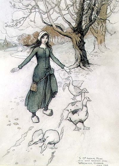 Küçük Kaz-Kız by Warwick Goble