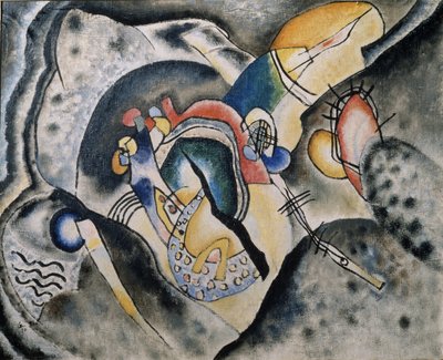 Siyah İnme, 1920 by Wassily Kandinsky