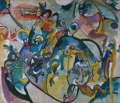 Tüm Azizler Günü II, 1911. by Wassily Kandinsky