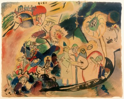 Tüm azizler günü by Wassily Kandinsky