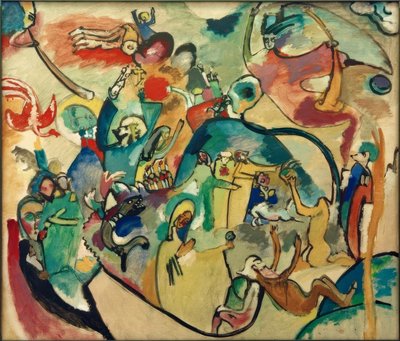 Tüm Azizler Günü II by Wassily Kandinsky
