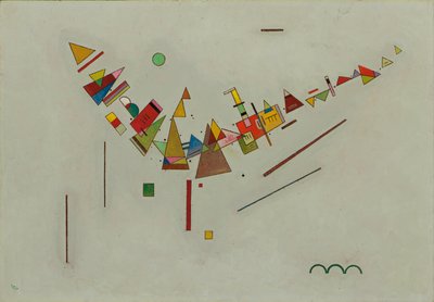 açısal salıncak; Winkelschwung by Wassily Kandinsky