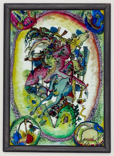 Apokaliptik Atlılar II by Wassily Kandinsky