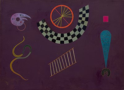 Grup mit Karrees. 1944 by Wassily Kandinsky