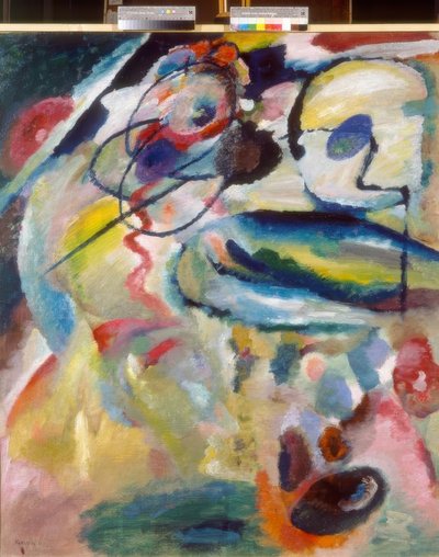 Daire ile resim by Wassily Kandinsky