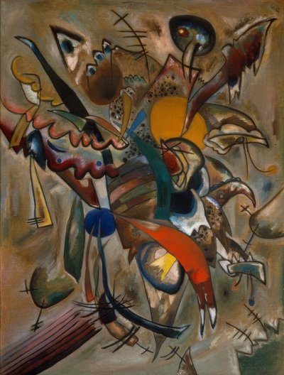 Dantelli resim (kompozisyon no.234) by Wassily Kandinsky