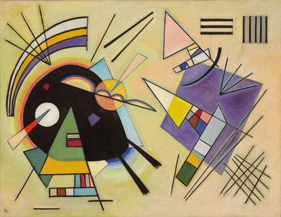 siyah ve menekşe; Siyah ve Menekşe by Wassily Kandinsky