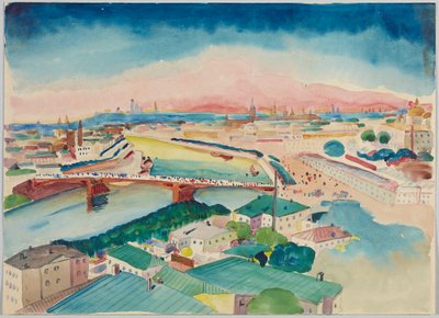 Moskova manzarası by Wassily Kandinsky
