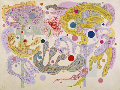 Kaprisli Formlar, kaprisleri oluşturur, 1937 by Wassily Kandinsky
