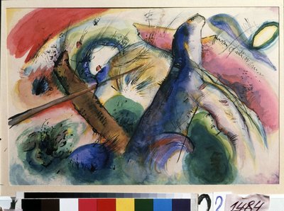 "" Bu Kompozisyon "" Aquarelle Günü Vassily Kandinsky (au Vassily Kandinsky by Wassily Kandinsky