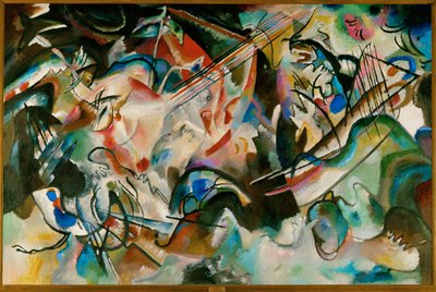 6 Numaralı Kompozisyon (tuval üzerine yağlıboya) by Wassily Kandinsky