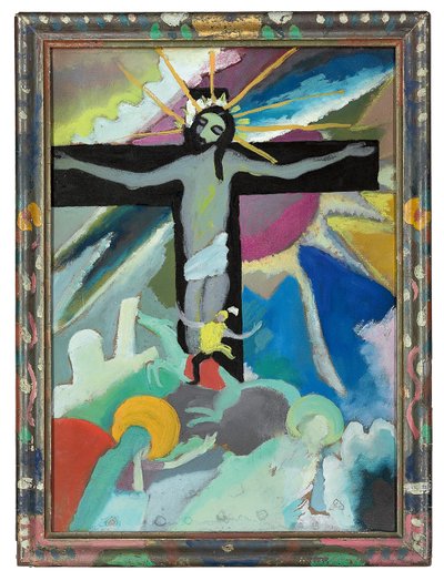 Çarmıha gerilmiş İsa; çarmıha gerilmiş İsa by Wassily Kandinsky