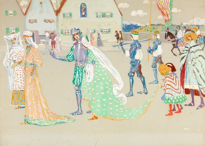 genç çift by Wassily Kandinsky