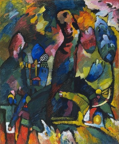 Okçu. 1909 by Wassily Kandinsky
