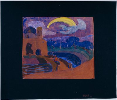 Kuyruklu Yıldız (Gece Binicisi?) by Wassily Kandinsky