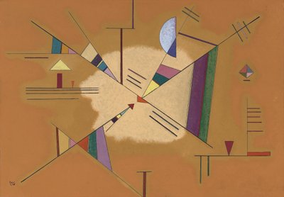 Wassily Kandinsky (veya Wassily Kandinsky veya Kandinskij) tarafından ""Diagonal"" Tablo by Wassily Kandinsky
