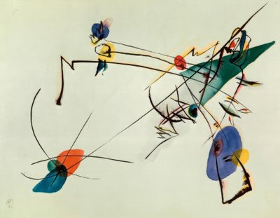 sadece sulu boya by Wassily Kandinsky