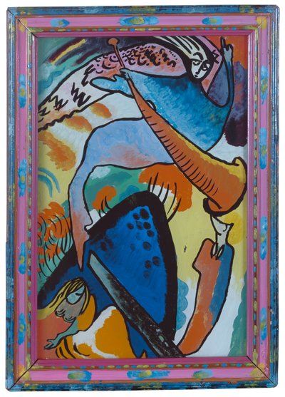 Son Yargının Meleği (Son Yargının Parçası) by Wassily Kandinsky