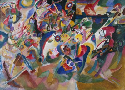 "Kompozisyon VII" için Taslak 3 by Wassily Kandinsky