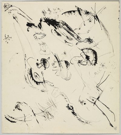 'Kompozisyon VII' için Taslak by Wassily Kandinsky