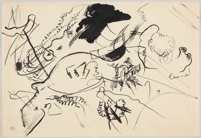 'Kompozisyon VII' için Taslak by Wassily Kandinsky