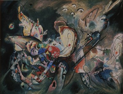 Kasvetli. Kompozisyon No. 221, 1917 by Wassily Kandinsky
