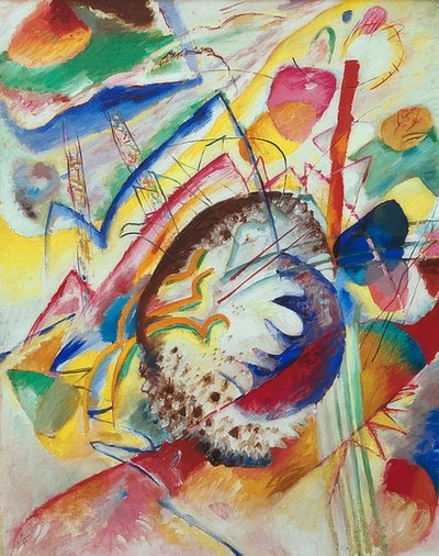 Harika bir çalışma. 1914 by Wassily Kandinsky