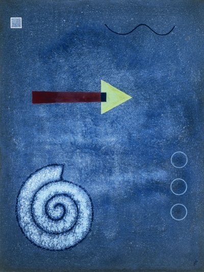 yeşil dantel by Wassily Kandinsky