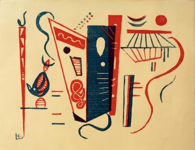 XX için gravür. siècle, No. 5/6 by Wassily Kandinsky